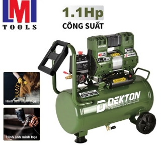 Máy nén khí không dầu 18L-1.1Hp Dekton DK-AC2918X