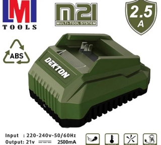 Sạc Pin  21V 2.5A Dekton M21-S25PRO 