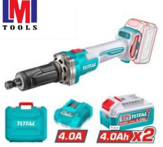 Máy mài khuôn không chổi than dùng pin 20V Total TDGLI20012
