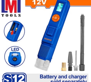 Máy kiểm tra hơi lốp xe ô tô dùng pin 12V Wadfow WLN1512 (không kèm pin sạc) 