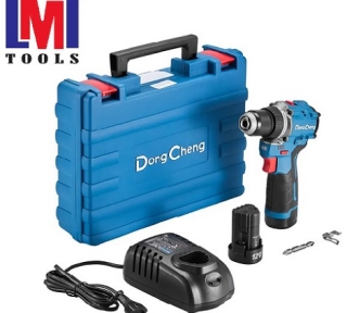 Máy khoan + vặn vít dùng pin Dongcheng DCJZ1250EK (Động cơ không chổi than)