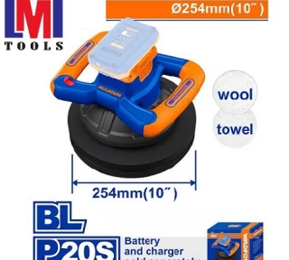 Máy đánh bóng dùng pin 20V- 254mm Wadfow WHL35254 (không kèm pin, sạc)