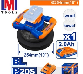Máy đánh bóng dùng pin 20V- 254mm  Wadfow WHL352541