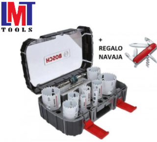 Bộ 14 lưỡi khoét lỗ kèm dao Thụy Sĩ - MỚI 061599760L