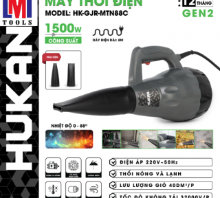 MÁY THỔI ĐIỆN 2 CHẾ ĐỘ GIÓ (GEN 2) HUKAN HK-GJR-MTN88C