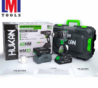 MÁY KHOAN PIN 3 CHỨC NĂNG 10MM HUKAN HM21-G2X-K6