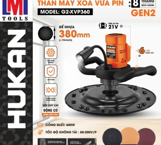 MÁY XOA VỮA (GEN2) HUKAN G2-XVP360