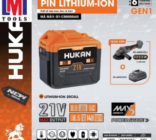 COMBO THÂN MÀI KÈM PIN VÀ SẠC (GEN 1) - F HUKAN G1-CB8050AG