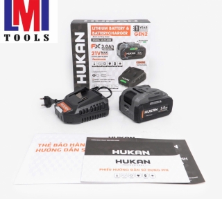 COMBO PIN FX3000 + SẠC 1.5AH (GEN 2) HUKAN CB-FX3000