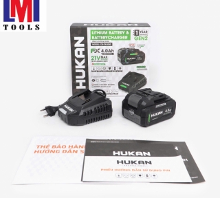 COMBO PIN FX4000 + SẠC 1.5AH (GEN 2) HUKAN CB-FX4000