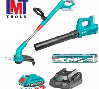 Bộ combo máy cắt cỏ TGTLI20018 và máy thổi bụi TABLI20323 dùng pin 20V Total TOSLI23024