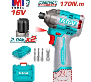 Máy siết vít không chổi than dùng pin Lithium 16V Total TIRLI16178