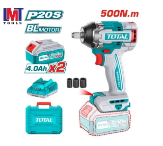 Máy siết bu lông không chổi than dùng pin LithiumIon 20V Total TIWLI2050