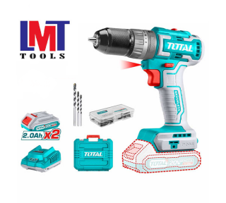 Máy khoan búa không chổi than dùng pin Lithium-Ion 20V Total TIDLI20508 