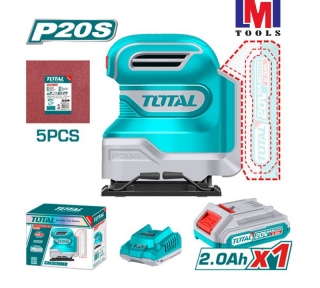 Máy chà nhám vuông dùng pin Lithium-Ion 20V Total TSHSLI20141