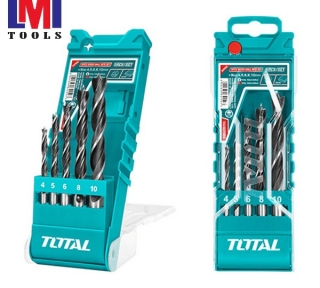 Bộ 5 mũi khoan gỗ Total TACSD7056