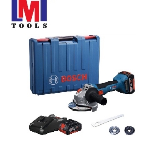 Máy mài góc dùng pin 100mm 18V Bosch GWS 18V-8 Set (2 Pin 4.0Ah, 1 Sạc)