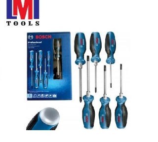 Bộ tua vít đóng 6 món đầu dẹp & bake Bosch 1600A016BF