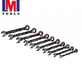 Bộ 10 món cờ lê vòng miệng tự động Bosch 1600A016BU (Thép Cr-mo)