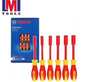 Bộ đầu tuýp cách điện VDE 6 món lục giác (Hex) Bosch 1600A02NF3