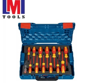 Bộ 14 tua vít cách điện 1000V VDE Bosch 1600A02NF9