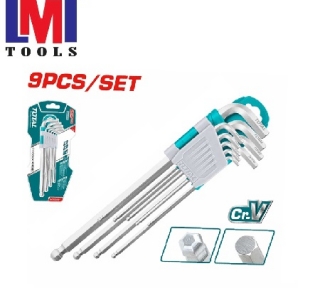 Bộ lục giác đầu bi 9 chi tiết Total THT106291 1.5-10mm