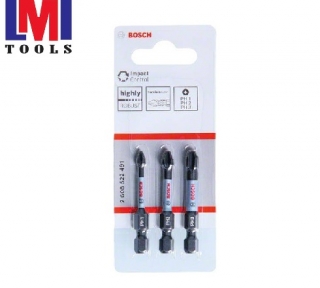 Bộ 3 mũi vít philips dài 50mm Bosch 2608522491