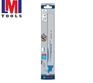 Lưỡi cưa kiếm S 1137 HBF Thick Metal Metal (225x25x1.1mm) (Bộ 5 lưỡi) Bosch 2608658998