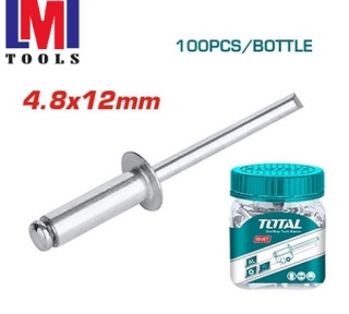 Đinh rive rút nhôm/inox 4.8x12mm Total WJRT4801211 Đinh rive rút nhôm/inox 4.8x12mm Total WJRT4801211