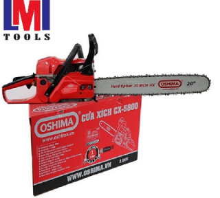 Cưa xích OshimaCưa xích Oshima CX-5800 2.5kW Đỏ-đen 2.5kW Đỏ-đen