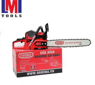 Cưa xích Oshima CX-5801 58cc Đỏ - đen