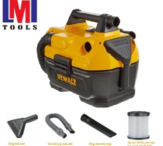 Máy hút bụi khô và ướt 7.5L dùng pin 20V Dewalt DCV580N-KR 