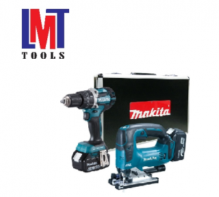 BỘ SẢN PHẨM(DHP484+DJV182+BL1850B*2+DC18RC+THÙNG NHÔM)(18V) MAKITA DLX2202TX1 BỘ SẢN PHẨM(DHP484+DJV182+BL1850B*2+DC18RC+THÙNG NHÔM)(18V) MAKITA DLX2202TX1