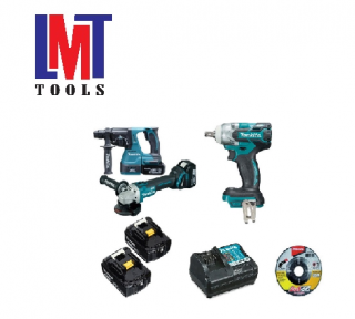 BỘ SẢN PHẨM(DHR242+DTW285+DGA404+BL1830B*2+DC18RC+D-41517+B-51649)(18V) MAKITA DLX3131JX1 BỘ SẢN PHẨM(DHR242+DTW285+DGA404+BL1830B*2+DC18RC+D-41517+B-51649)(18V) MAKITA DLX3131JX1