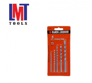 Bộ 5 mũi khoan gạch bê tông Black & Decker A8032G Bộ 5 mũi khoan gạch bê tông Black & Decker A8032G