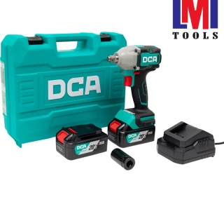 Máy siết bu lông không chổi than dùng pin DCA ADPB320EM ( 2 Pin 4.0Ah, 1 Sạc) Máy siết bu lông không chổi than dùng pin DCA ADPB320EM ( 2 Pin 4.0Ah, 1 Sạc)