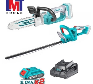 Bộ combo máy cưa xích TGSLI20851 & máy cắt hàng rào THTLI20018 Total TOSLI23044 Bộ combo máy cưa xích TGSLI20851 & máy cắt hàng rào THTLI20018 Total TOSLI23044