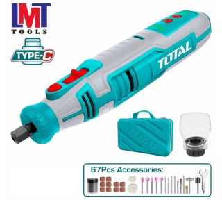 Máy mài khuôn dùng pin 8V Total TMGLI0801 Máy mài khuôn dùng pin 8V Total TMGLI0801