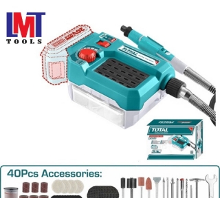 Máy mài khuôn dùng pin Lithium-ion 20V Total TMGLI2001 (không kèm pin & sạc) Máy mài khuôn dùng pin Lithium-ion 20V Total TMGLI2001 (không kèm pin & sạc)