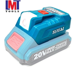 Sạc USB dùng pin 20V Total TUCLI2022 (không kèm pin & sạc) Sạc USB dùng pin 20V Total TUCLI2022 (không kèm pin & sạc)