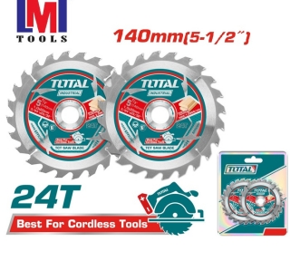 Bộ 2 lưỡi cưa TCT siêu mỏng 140mm Total TAC2331403 Bộ 2 lưỡi cưa TCT siêu mỏng 140mm Total TAC2331403
