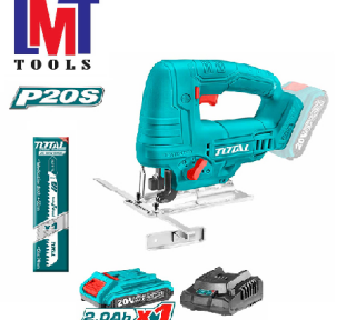 Máy cưa lọng dùng pin Lithium 20V Total TJSLI65081 (1 Pin 2.0 Ah & Sạc) Máy cưa lọng dùng pin Lithium 20V Total TJSLI65081 (1 Pin 2.0 Ah & Sạc)