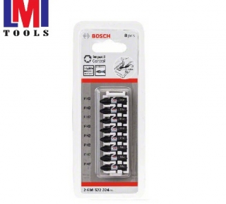 Bộ 8 mũi vít PH 2 ngắn 25mm Bosch 2608522324 Bộ 8 mũi vít PH 2 ngắn 25mm Bosch 2608522324