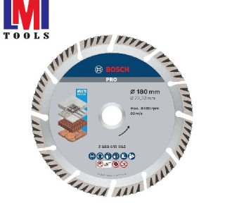 Đĩa cắt kim cương 180x22.2mm đa năng Bosch 2608615063 Đĩa cắt kim cương 180x22.2mm đa năng Bosch 2608615063